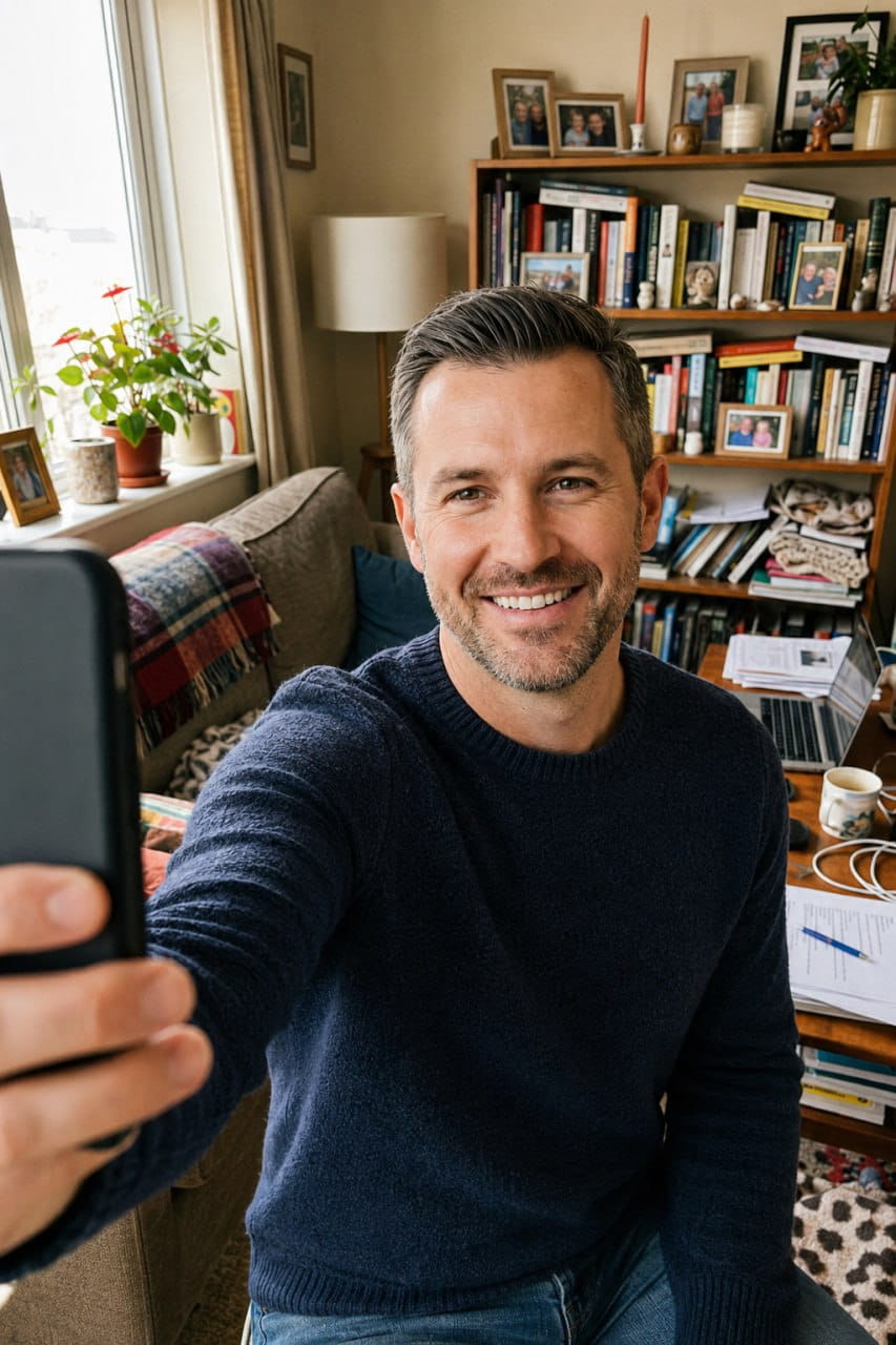 Professional selfie example
